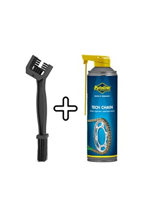 500 ML AEROSOL PUTOLİNE TECH CHAİN ZİNCİR YAĞI + TEMİZLEME FIRÇASI