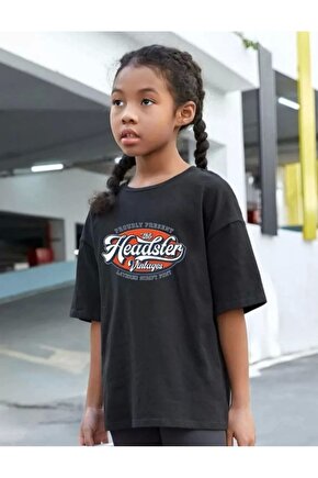 Çocuk Unisex Baskılı T-Shirt-Siyah