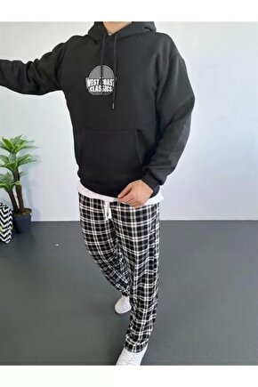 Erkek Bape Shark Dijital Baskılı Eşofman Altı - Kırmızı