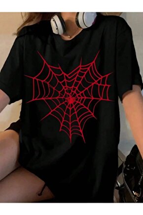 Baskılı Kadın T-shirt - Siyah