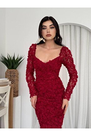 Moda Shop & Butik Folers Çiçek Desenli Elbise
