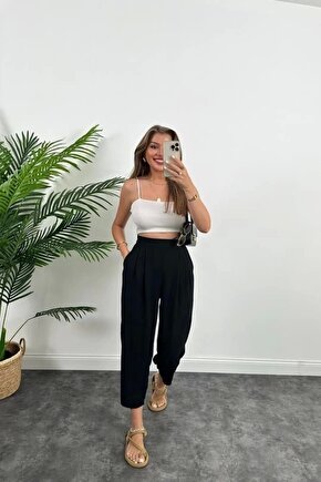 Kadın Yüksek Bel Hürrem Pantolon
