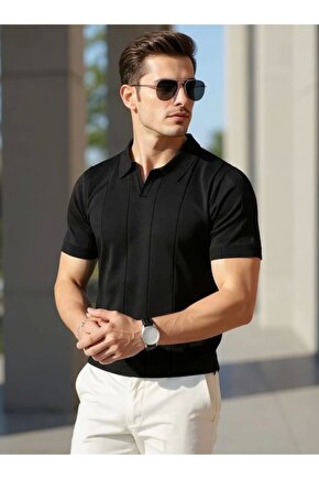 Erkek Kısa Kollu Polo Yakalı Triko Tshirt