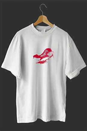 1 Mayıs Emekçilerimiz Için Özel Tasarım 1 Mayıs Baskılı T-shirt - Beyaz