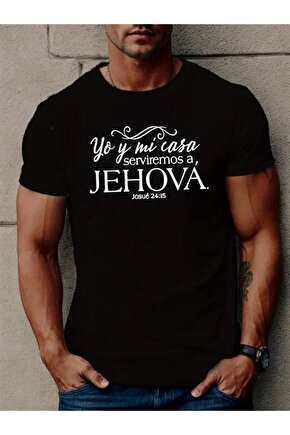 Gelirr Erkek Jehova Baskılı Süprem T-shirt