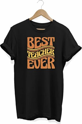 Myterrax 24 Kasım Öğretmenler Baskılı T-shirt - Siyah