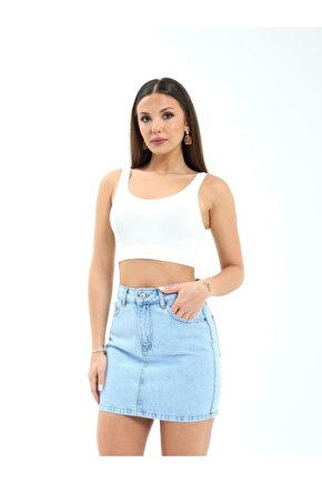 7395 Kot Etek-açık Mavi