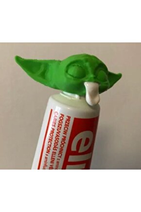 Baby Yoda Diş Macunu Kapağı