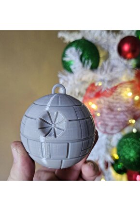 Death Star Topu Yılbaşı Ağacı Süsü Topu