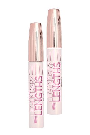 Legendary Lengths Hacim ve Uzunluk Veren Siyah Maskara 10 Ml. İkili Set