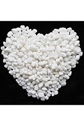 Beyaz Dolomit Taş 25 Kg 1-2 Cm Dere Taşı Çakıl Taşı Saksı Taşı Akvaryum Teraryum Taşı Bahçe Taşı
