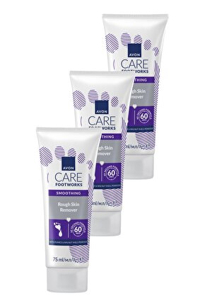 Footworks Sertleşmiş Cildi Arındırıcı Ayak Peelingi 75ml Üçlü Paket