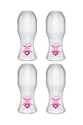 On Duty Active Antiperspirant Kadın Roll-on Deodorant Dörtlü 50ml.