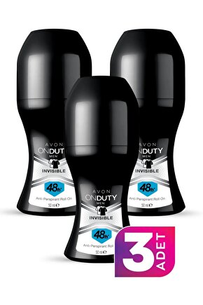 Onduty Invisible Erkek Rollon 50 Ml. 3lü