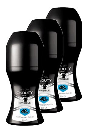 OnDuty Invisible Erkek Rollon 50 Ml. Üçlü Set