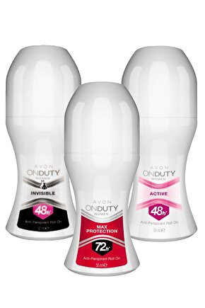 Onduty Active, Invisible Ve Max Protection Kadın Rollon Paketi