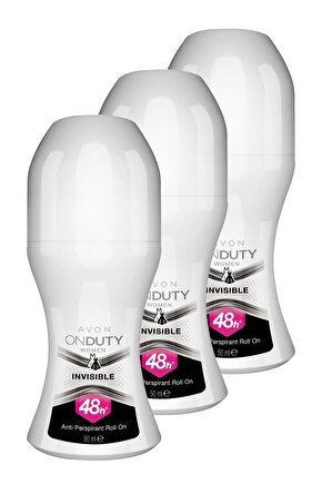 Onduty Invisible Kadın Rollon 50 Ml. Üçlü Set