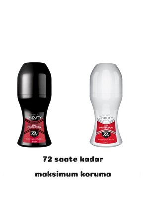 On Duty Max Protection Kadın Antiperspirant Roll On 50 Ml+ Erkek Antiperspirant Roll On 50 Ml