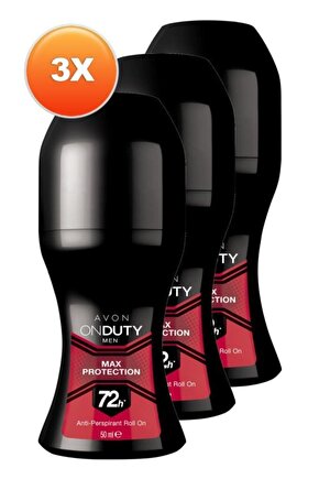 Onduty Max Protection Erkek Rollon 50 Ml. Üçlü Set