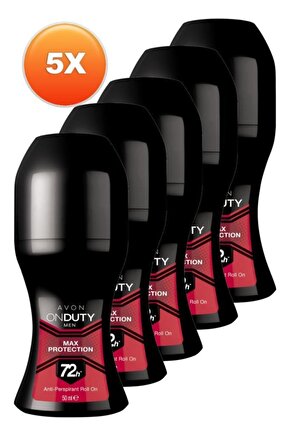 Onduty Max Protection Erkek Rollon 50 Ml. Beşli Set