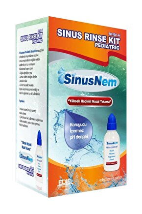 Sinüsnem Sinüs Rinse Kit Pediatric 20 Poşet