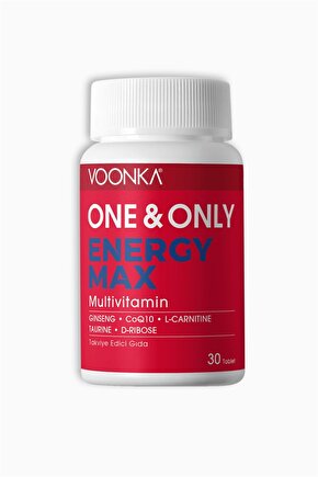 One & Only Energy Max Multivitamin 30 Tablet 8682241302727