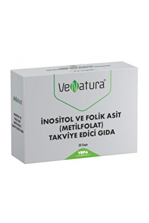 İnositol Ve Folik Asit Metilfolat 20 Saşe