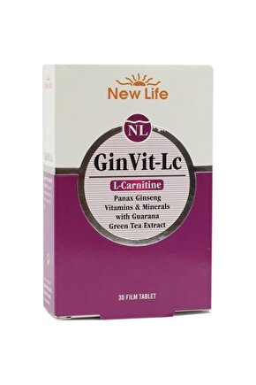 Ginvit-lc L- Carnitine 30 Film Tablet 7640128140993