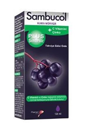 Sambucol_Plus Şekersiz Likit Kara Mürver Esktresi 120 ml 102023 Miadlı
