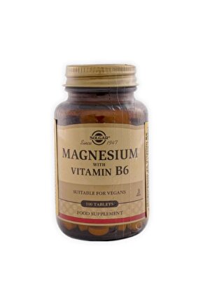 Magnesium with Vitamin B6 100 Tablet