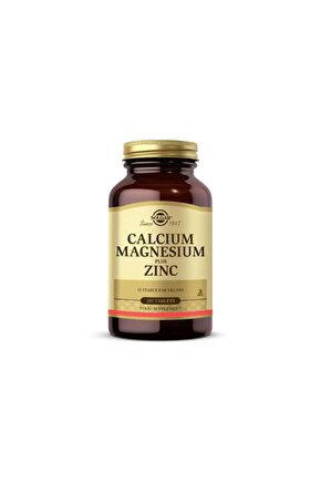 CALCİUM MAGNESİUM PLUS ZİNC 100 TB