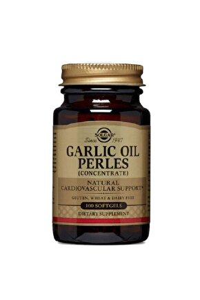 Garlic Oil (Sarımsak) 100 Gel Kapsül
