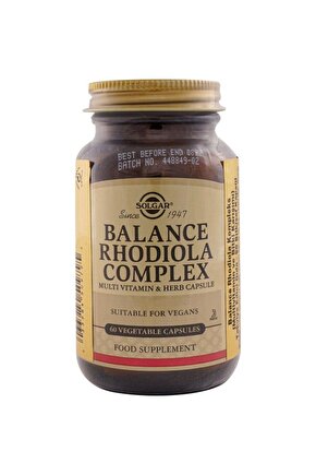 Balance Rhodiola Complex 60 Kapsül