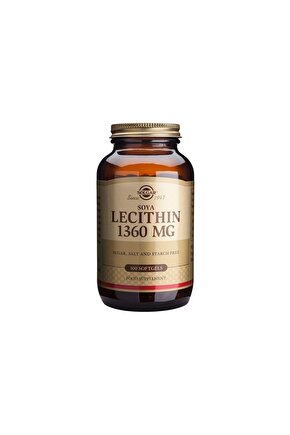 Lecithin 1360 mg 100 Kapsül