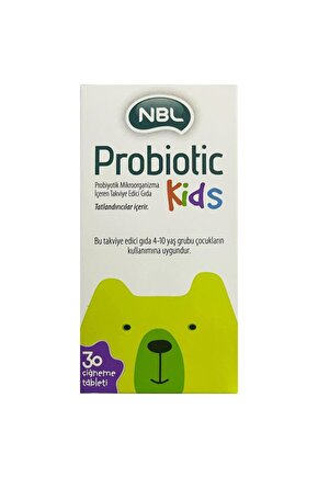 Probiotic Kids 30 Çiğneme Tablet