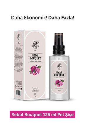 Spreyli Pet Şişe Kolonya 125 ml - Bouquet