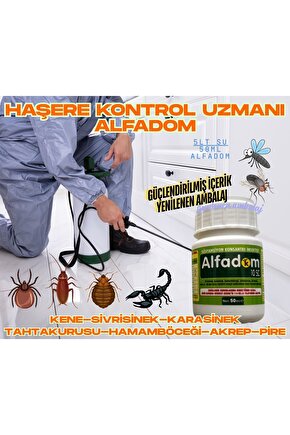 Alfadom 10SC Sivrisinek-Kene-Bit-Pire-Akrep-Hamamböceği (YENİLENMİŞ ÜRÜN)