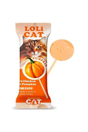 LoliCat FD Kedi Ödülü Balkabaklı 1,5 Gr LoliPop