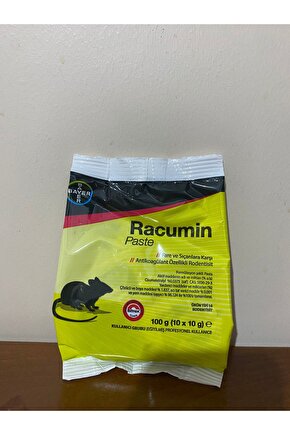 Bayer Racumin Pasta Fare Ilacı Fare Zehiri Fare Yemi Sıçan Zehiri 100 gr