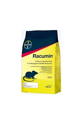 Envu Racumin Zehirli Buğday Fare Zehiri Sıçan Zehiri Fare Yemi Buğday 250 gr
