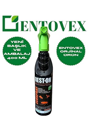 Rest-on 400 ml Portakal Kokulu Sivrisinek,karasinek,tatarcık(YAKARCA),kene,karınca,hamamböceği Ilacı