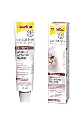 Gimcat Malt Soft Extra Tüy Yumağı Önleyici Kedi Macunu 20 Gr