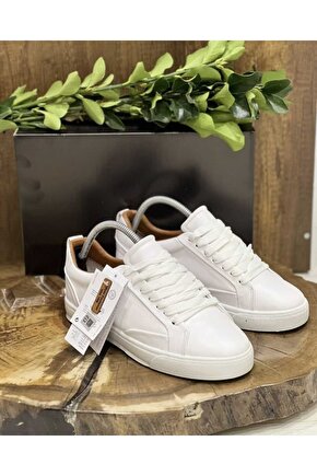 günlük beyaz klasik suni deri sneaker erkek spor ayakkabısı
