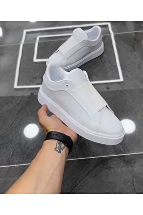 düz taban lastikli kaymaz taban sneaker terletme koku yapmaz erkek spor ayakkabı