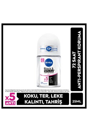 Invisible For Black & White Clear 25 ml 2 Adet Roll-on