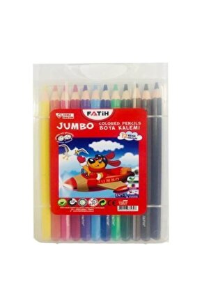 12 Renk Jumbo Kuru Boya