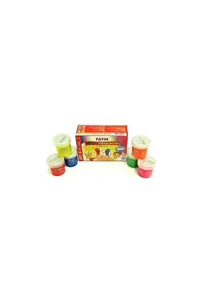 6 Renk Fosforlu Parmak Boyası 25 ml  50002