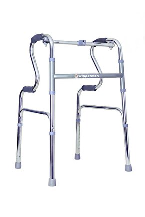 KULLANICININ OTURDUĞU YERDEN KALKMASINI KOLAYLAŞTIRICI KADEME ÖZELLİĞİ BULUNAN WALKER YÜRÜTEÇ