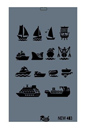 Stencil New Seri 483 25x35