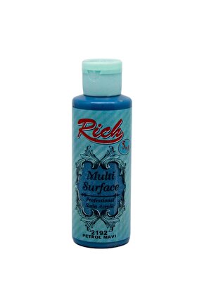 Rıch Multi Akrilik Boya 2192 Petrol Mavi 120 Cc